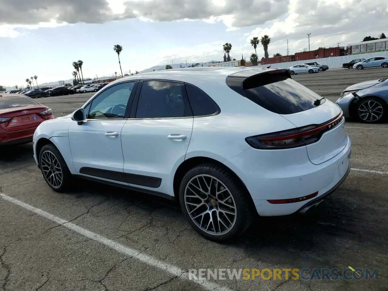 2 Photograph of a damaged car WP1AB2A50LLB38028 PORSCHE MACAN 2020