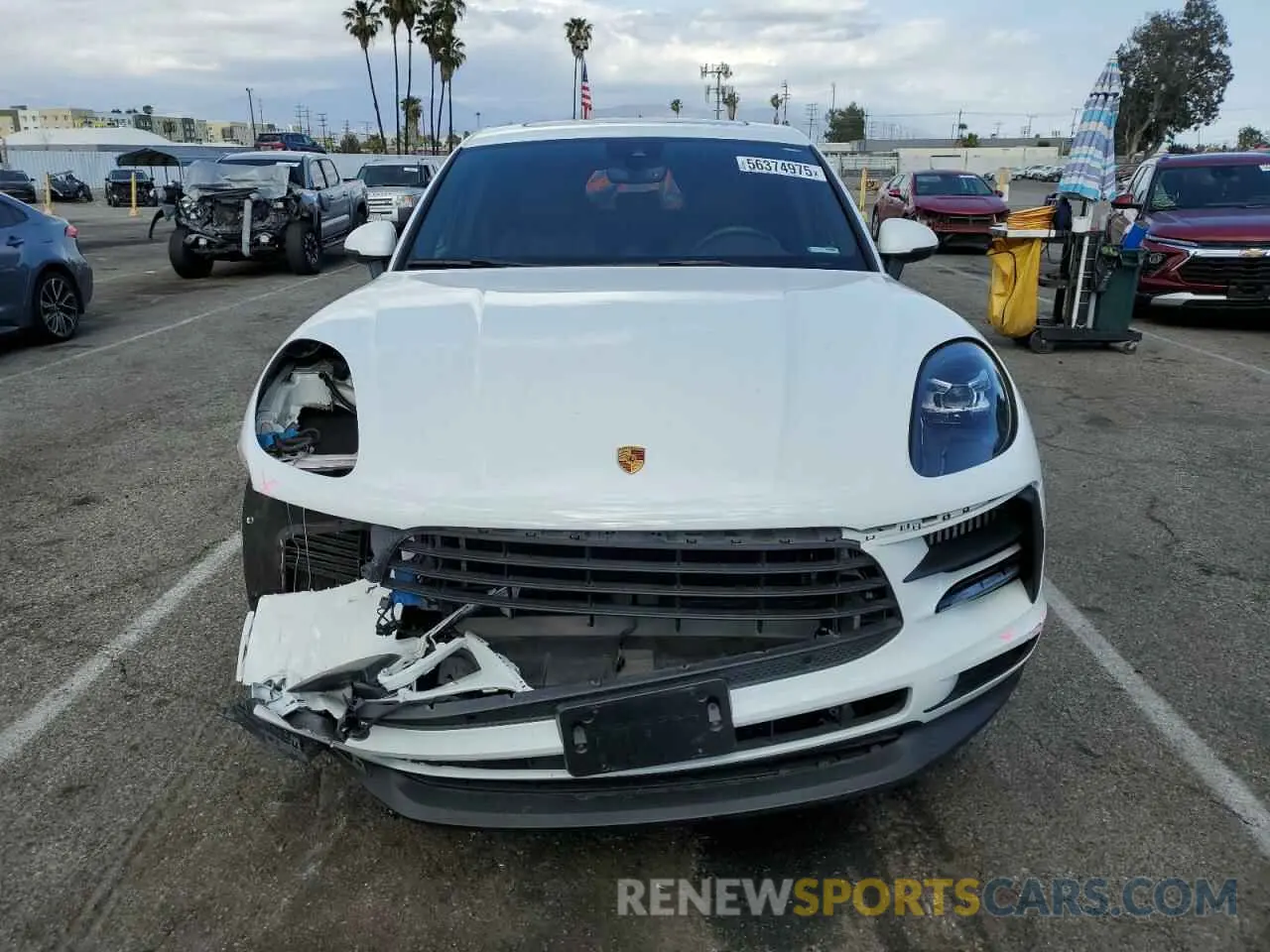 5 Photograph of a damaged car WP1AB2A50LLB38028 PORSCHE MACAN 2020
