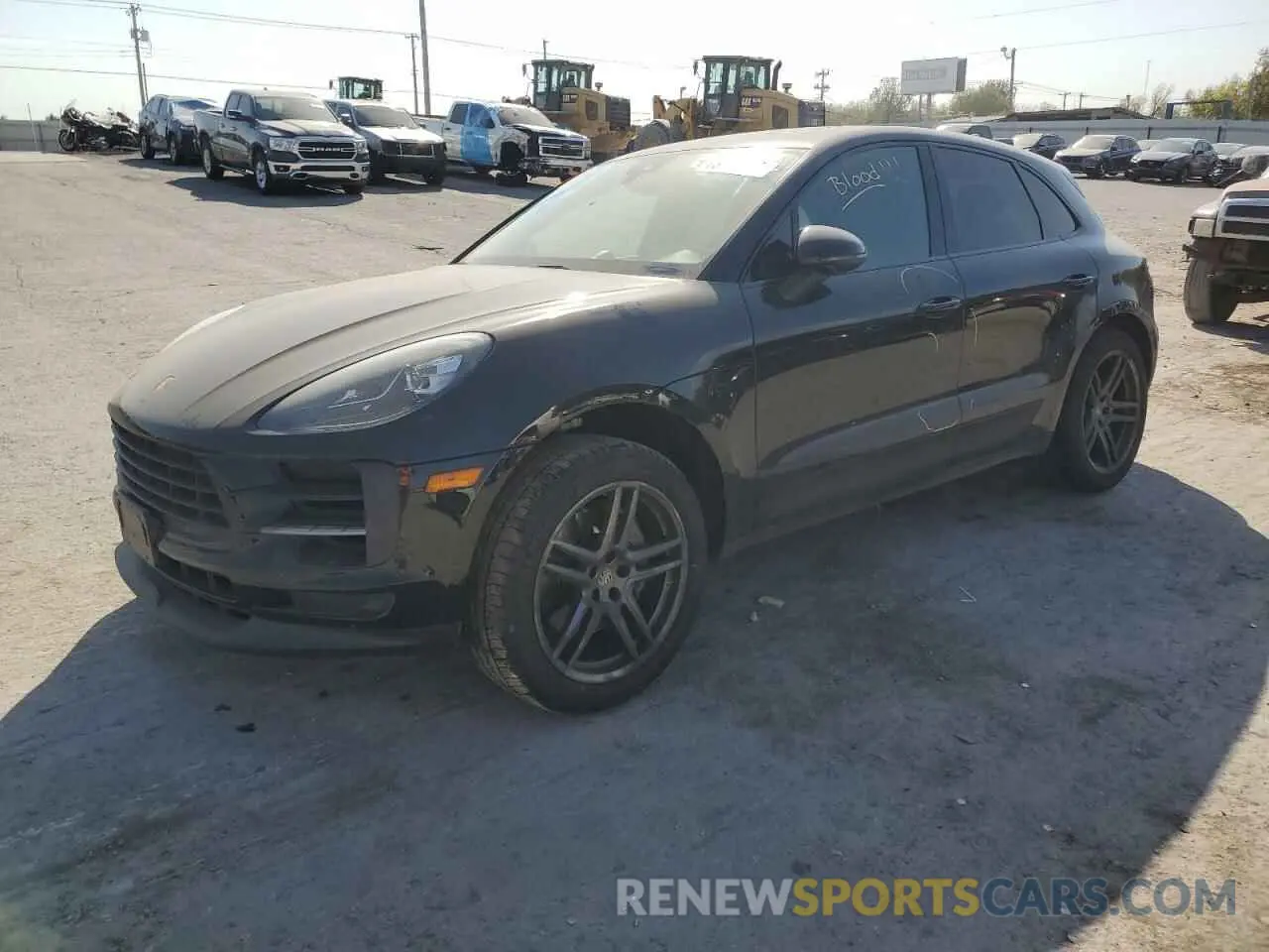 1 Photograph of a damaged car WP1AB2A53LLB31252 PORSCHE MACAN 2020