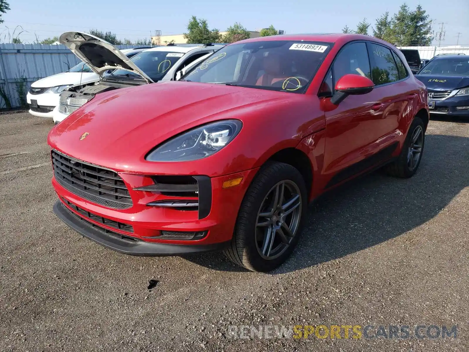 2 Photograph of a damaged car WP1AB2A54LLB30370 PORSCHE MACAN 2020