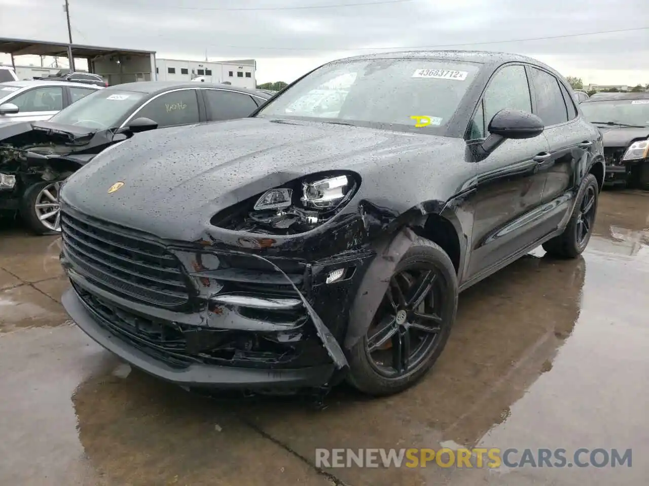 2 Photograph of a damaged car WP1AB2A54LLB33642 PORSCHE MACAN 2020