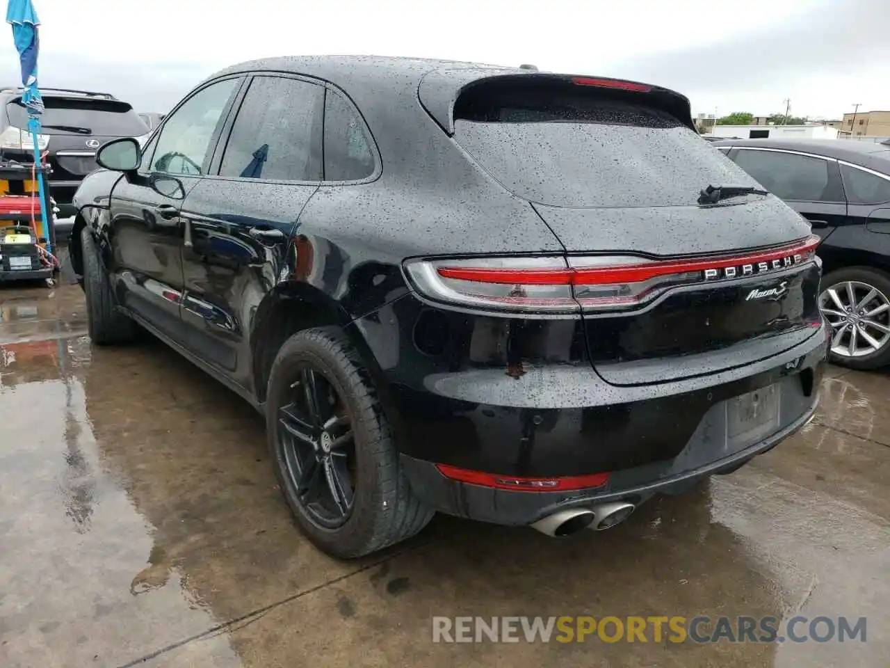 3 Photograph of a damaged car WP1AB2A54LLB33642 PORSCHE MACAN 2020