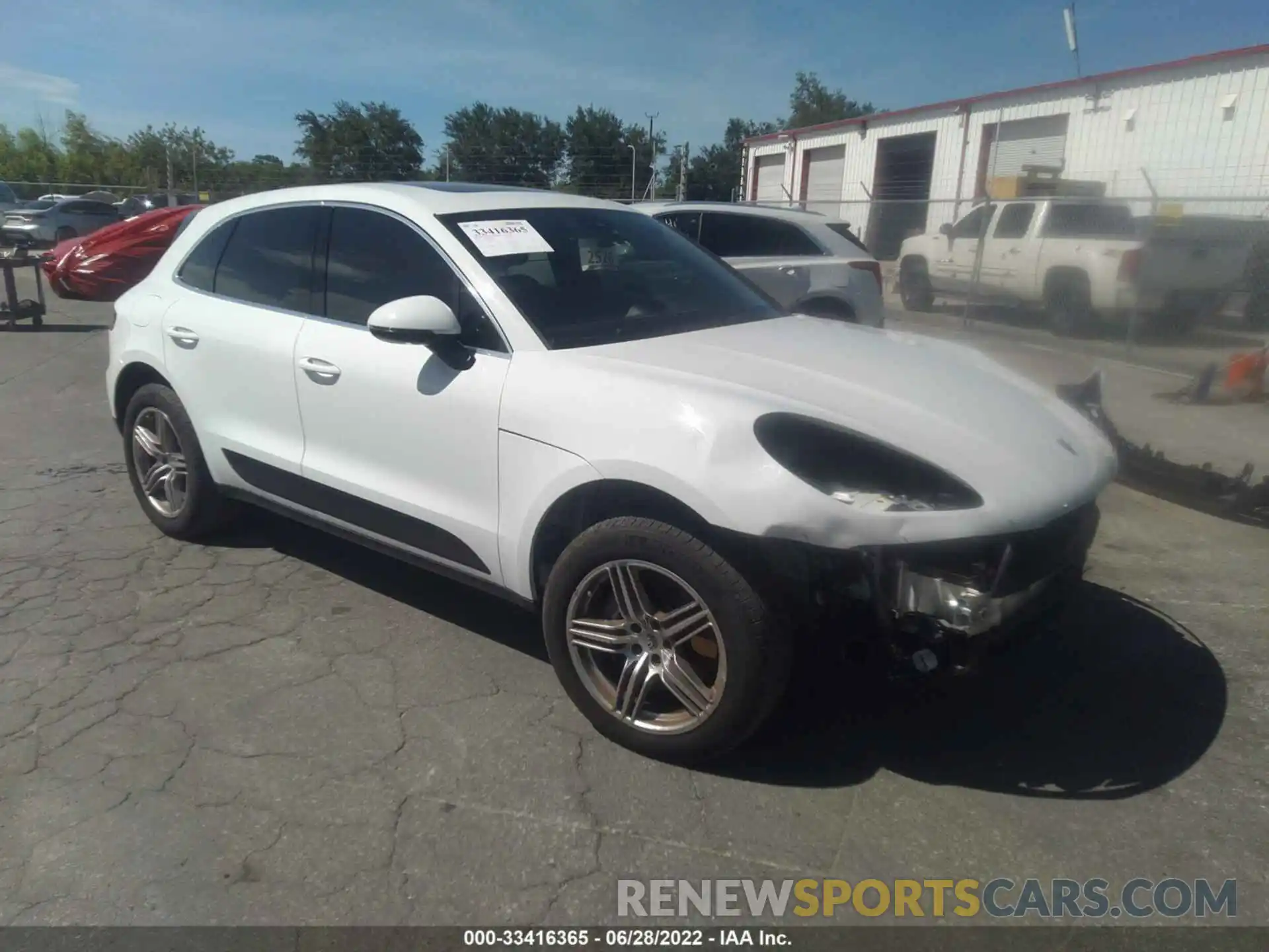 1 Photograph of a damaged car WP1AB2A56LLB32556 PORSCHE MACAN 2020