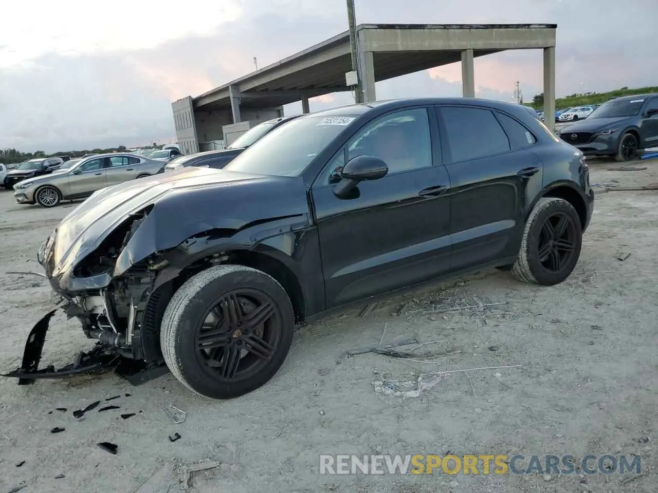 1 Photograph of a damaged car WP1AB2A58LLB30209 PORSCHE MACAN 2020