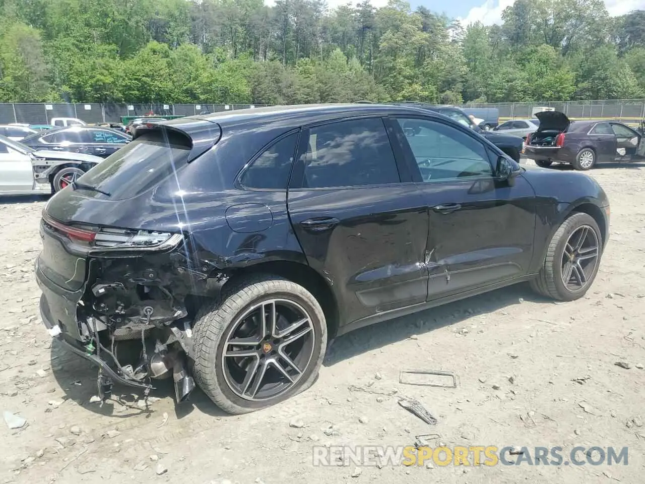3 Photograph of a damaged car WP1AB2A59LLB37685 PORSCHE MACAN 2020