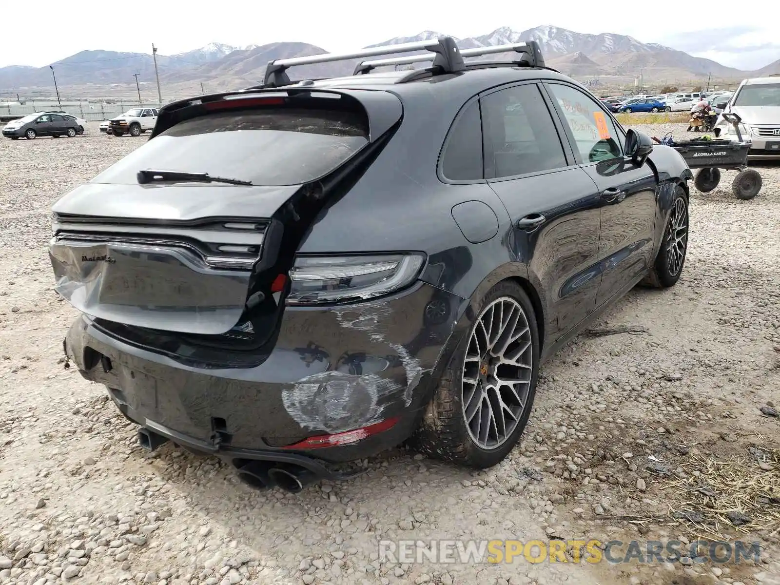 4 Photograph of a damaged car WP1AF2A55LLB60479 PORSCHE MACAN 2020