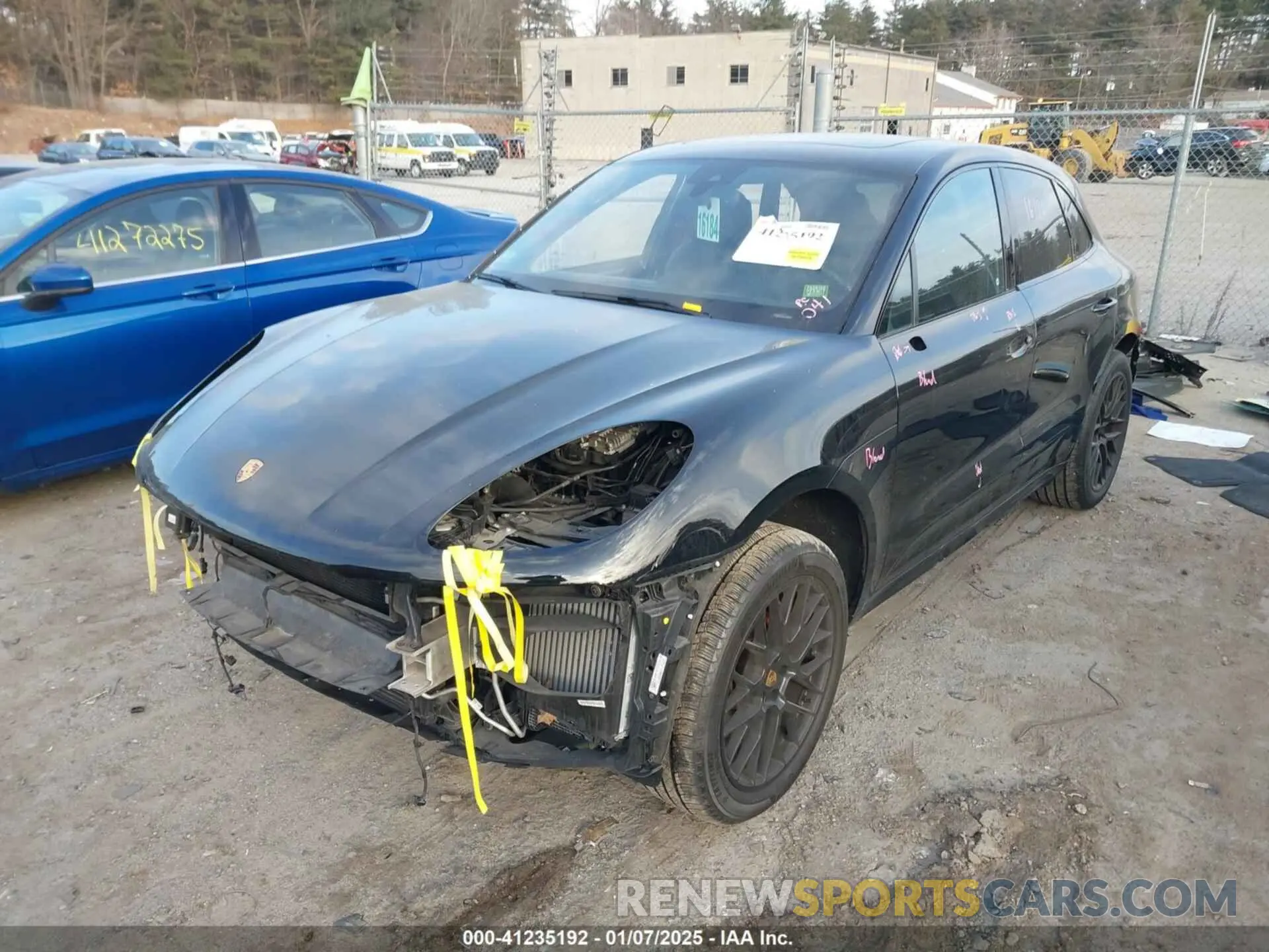 2 Photograph of a damaged car WP1AG2A53LLB55147 PORSCHE MACAN 2020