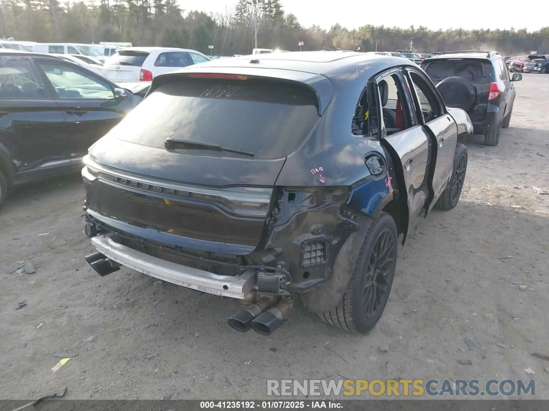 4 Photograph of a damaged car WP1AG2A53LLB55147 PORSCHE MACAN 2020