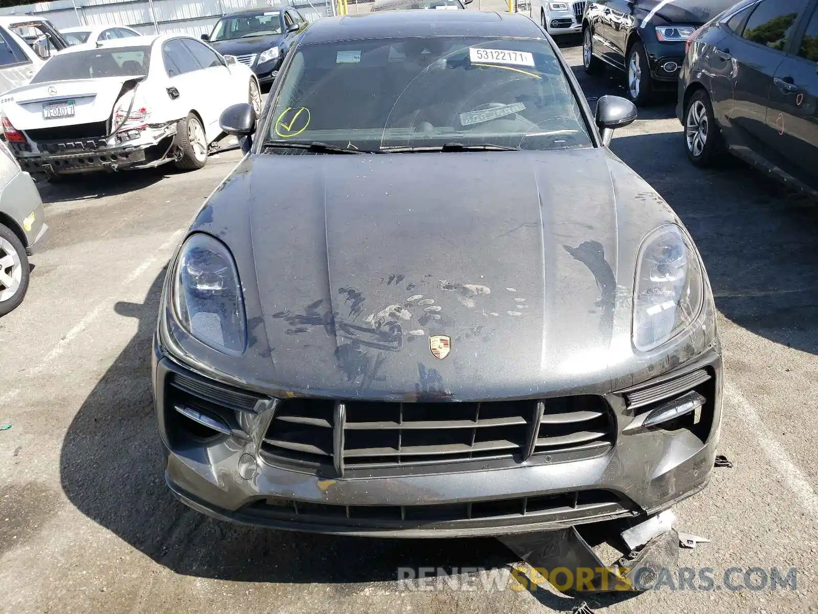 9 Photograph of a damaged car WP1AG2A53LLB55150 PORSCHE MACAN 2020