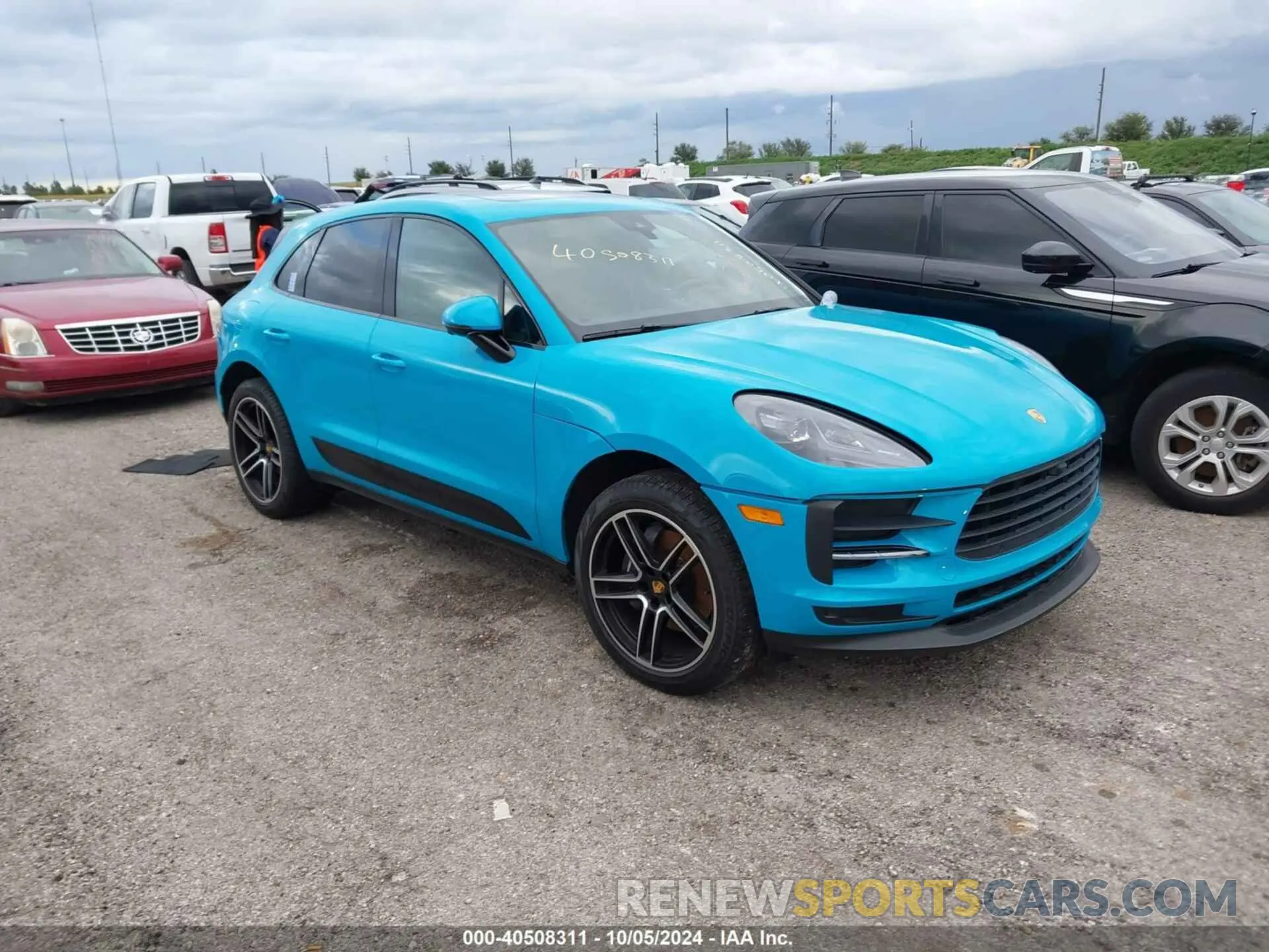 1 Photograph of a damaged car WP1AA2A50MLB00366 PORSCHE MACAN 2021