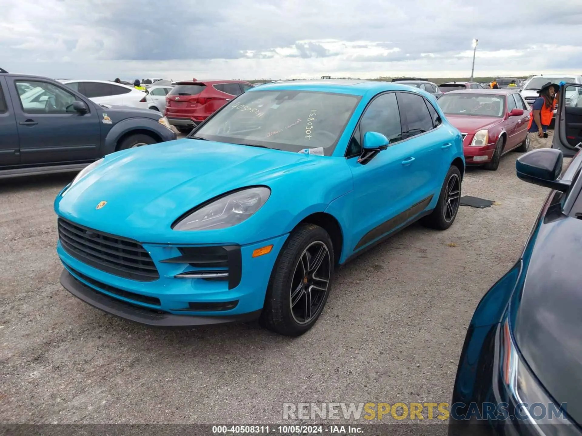 2 Photograph of a damaged car WP1AA2A50MLB00366 PORSCHE MACAN 2021