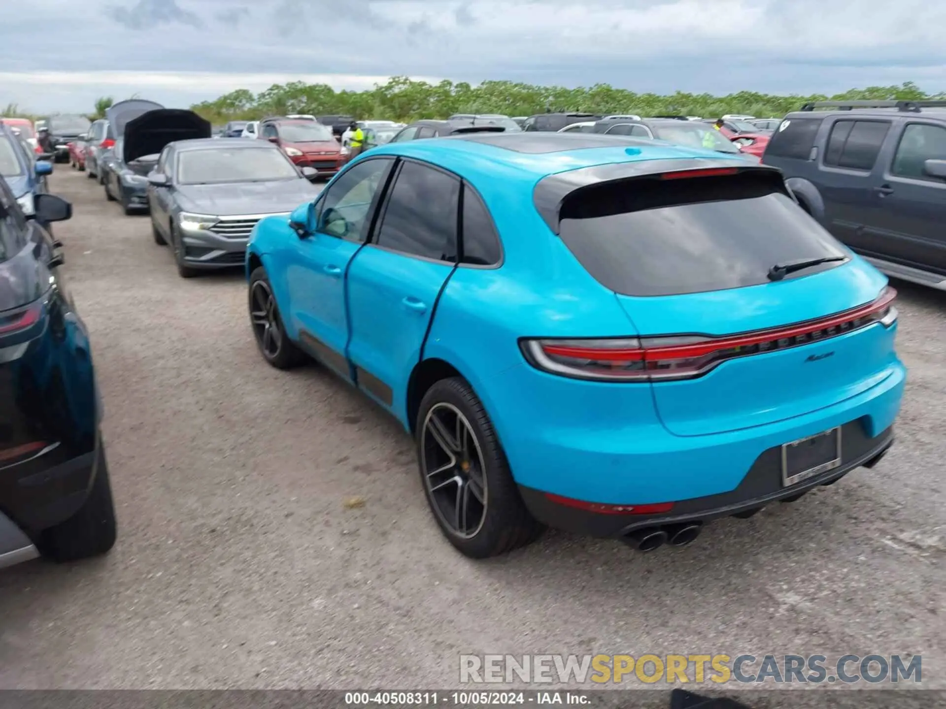 3 Photograph of a damaged car WP1AA2A50MLB00366 PORSCHE MACAN 2021