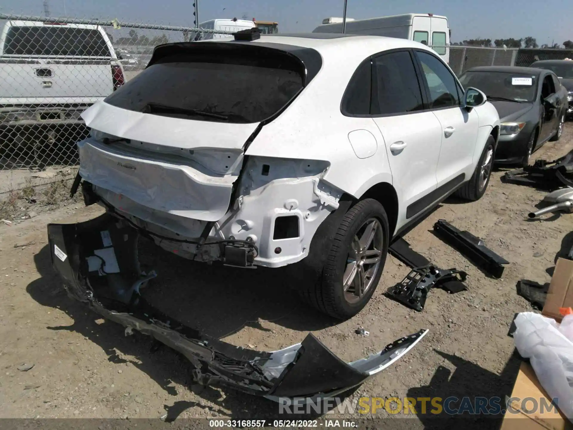 4 Photograph of a damaged car WP1AA2A50MLB00447 PORSCHE MACAN 2021