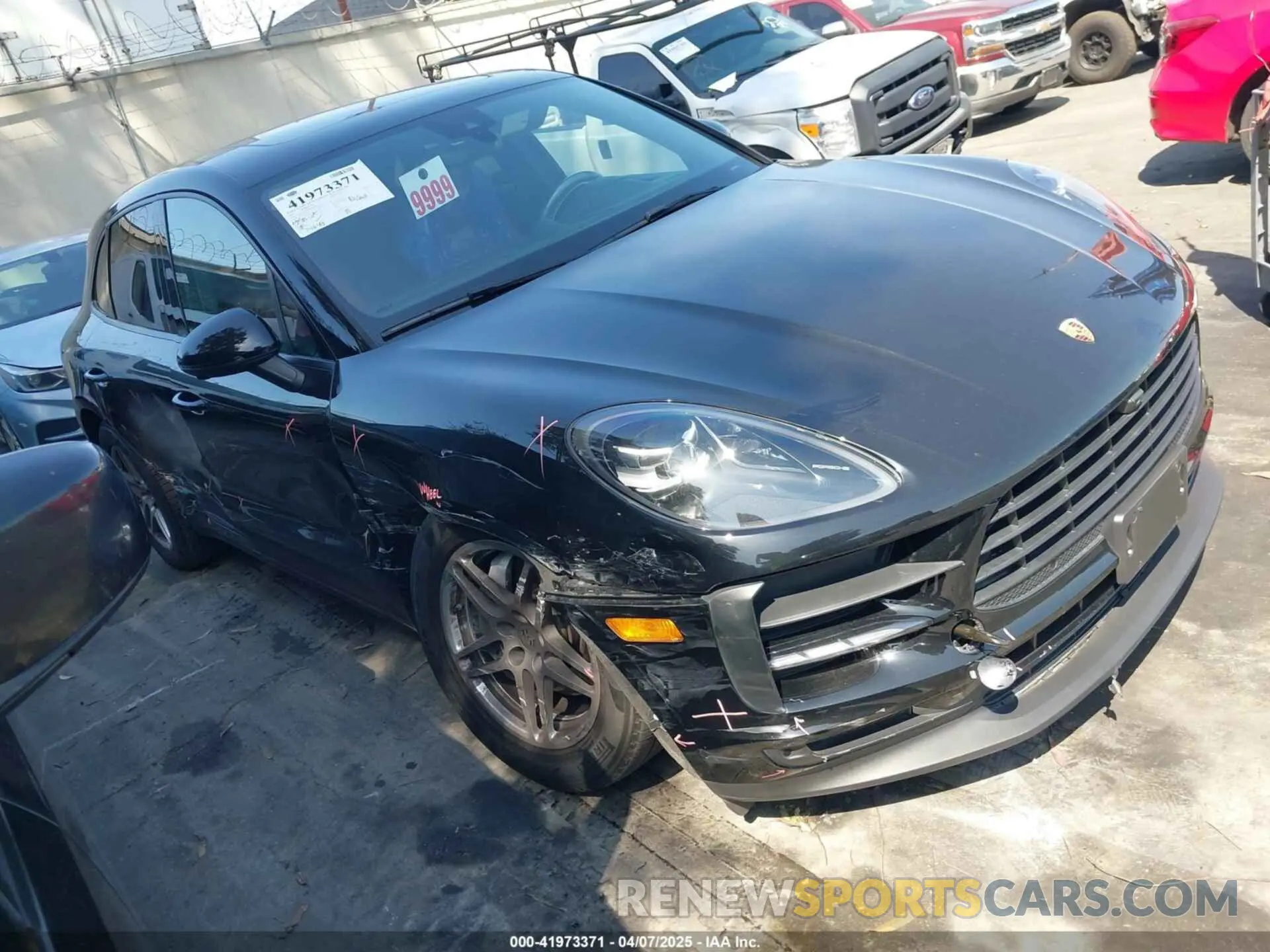 1 Photograph of a damaged car WP1AA2A50MLB02084 PORSCHE MACAN 2021