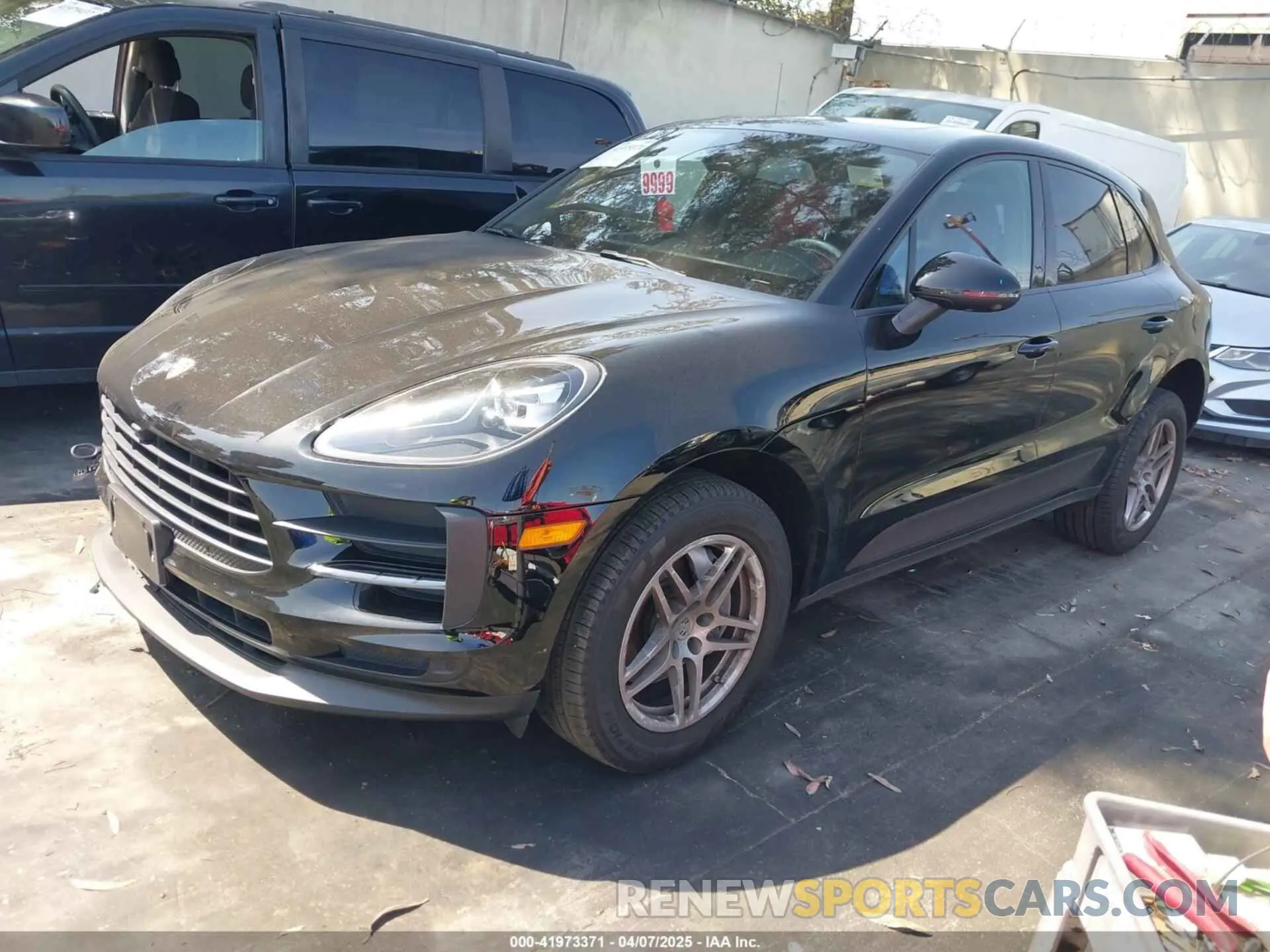 2 Photograph of a damaged car WP1AA2A50MLB02084 PORSCHE MACAN 2021
