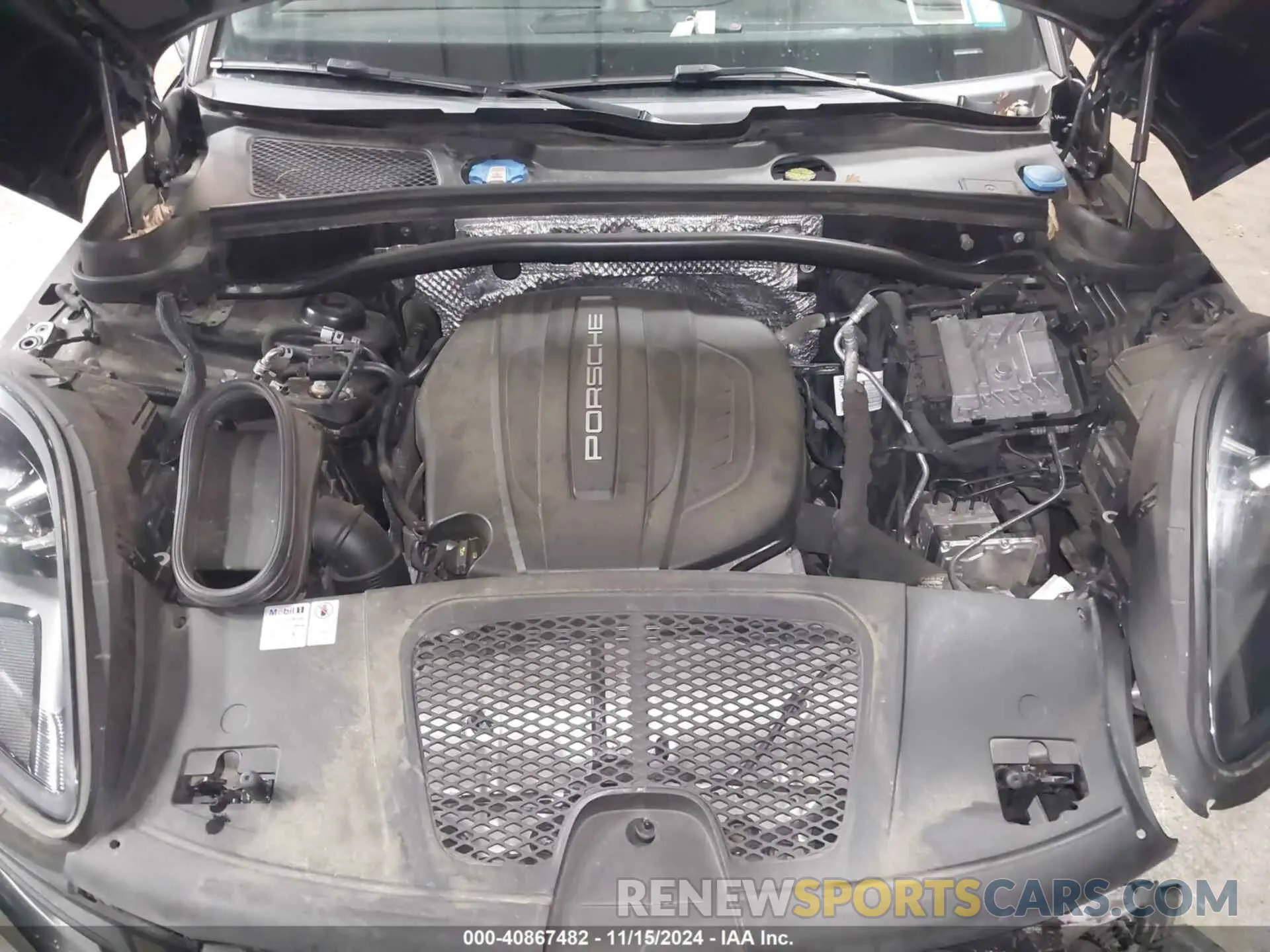 10 Photograph of a damaged car WP1AA2A50MLB06278 PORSCHE MACAN 2021