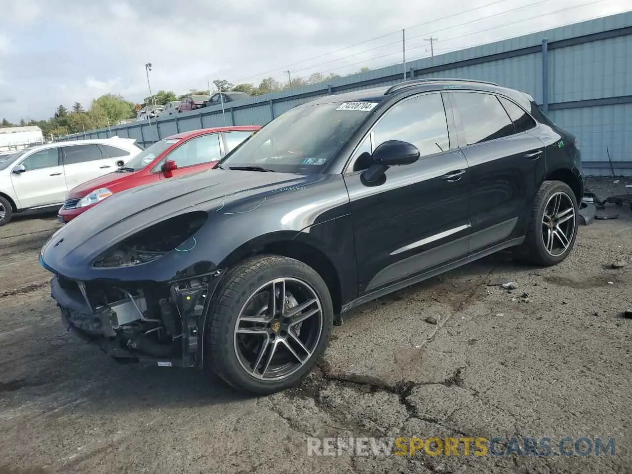 1 Photograph of a damaged car WP1AA2A50MLB09505 PORSCHE MACAN 2021