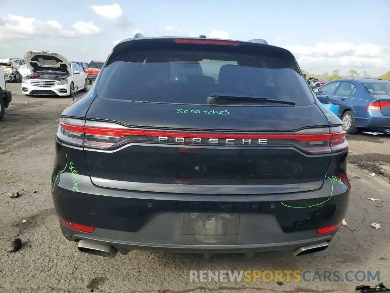 6 Photograph of a damaged car WP1AA2A50MLB09505 PORSCHE MACAN 2021