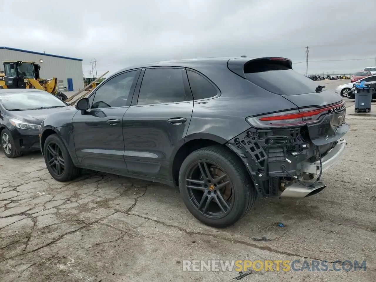 2 Photograph of a damaged car WP1AA2A50MLB16924 PORSCHE MACAN 2021
