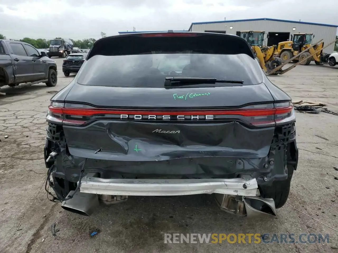 6 Photograph of a damaged car WP1AA2A50MLB16924 PORSCHE MACAN 2021