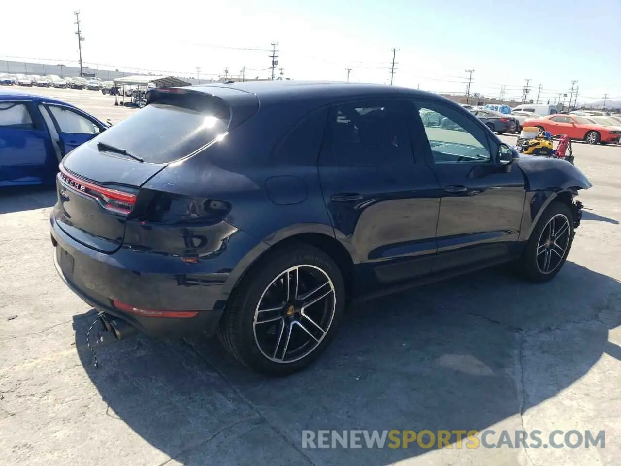 3 Photograph of a damaged car WP1AA2A51MLB01025 PORSCHE MACAN 2021