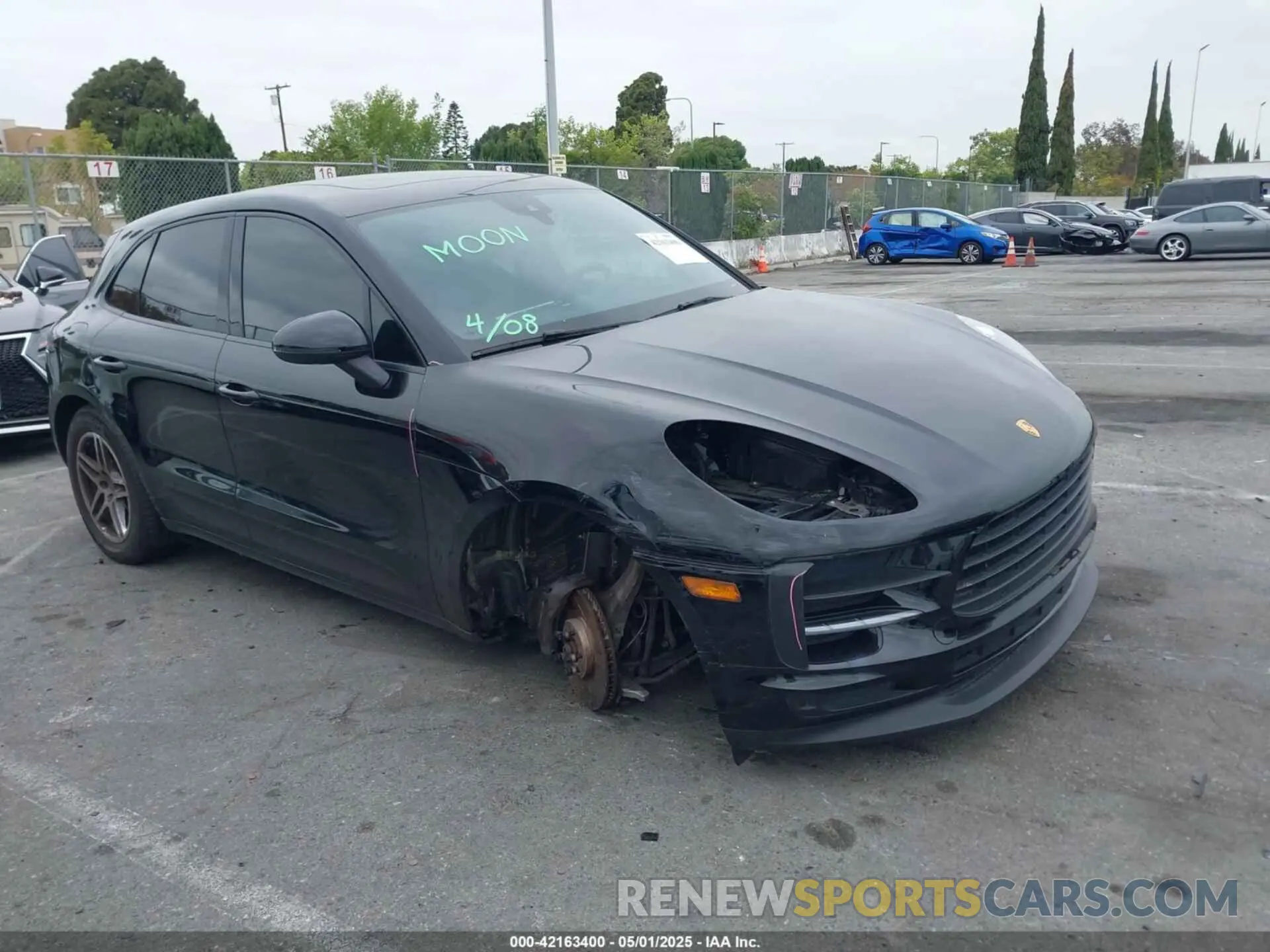 1 Photograph of a damaged car WP1AA2A51MLB08718 PORSCHE MACAN 2021