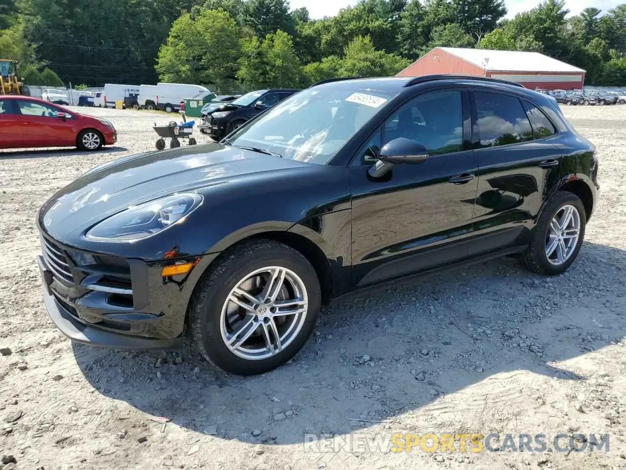 1 Photograph of a damaged car WP1AA2A51MLB09948 PORSCHE MACAN 2021
