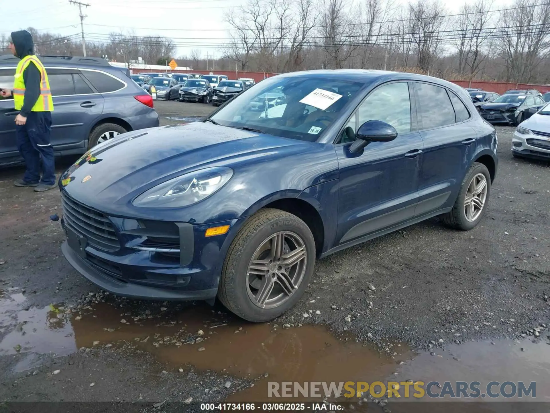 2 Photograph of a damaged car WP1AA2A51MLB14096 PORSCHE MACAN 2021