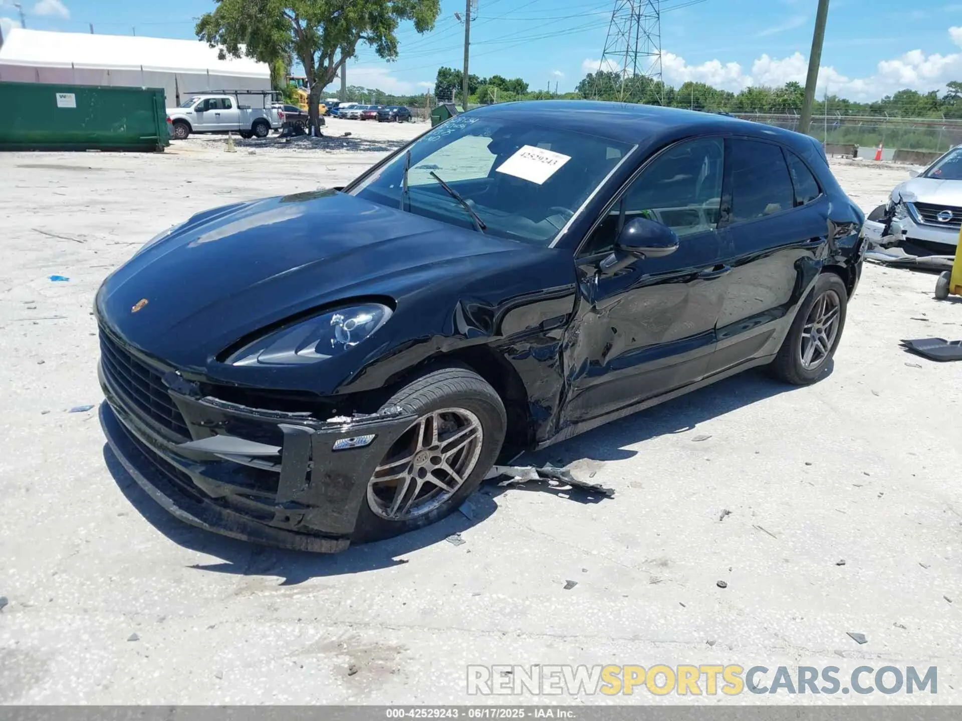 2 Photograph of a damaged car WP1AA2A52MLB03298 PORSCHE MACAN 2021