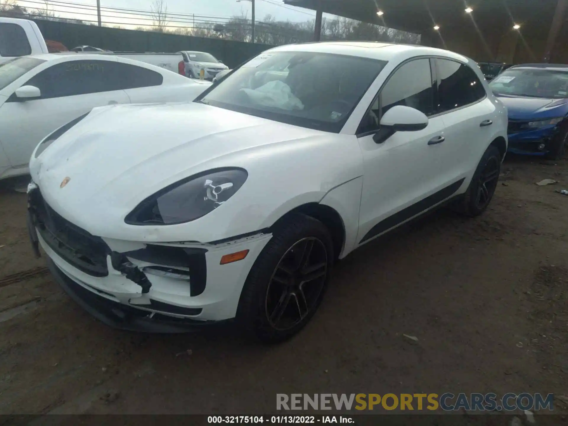 2 Photograph of a damaged car WP1AA2A52MLB11160 PORSCHE MACAN 2021