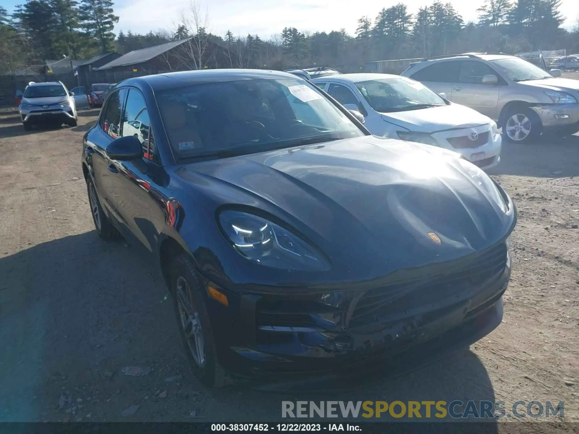 1 Photograph of a damaged car WP1AA2A53MLB02208 PORSCHE MACAN 2021