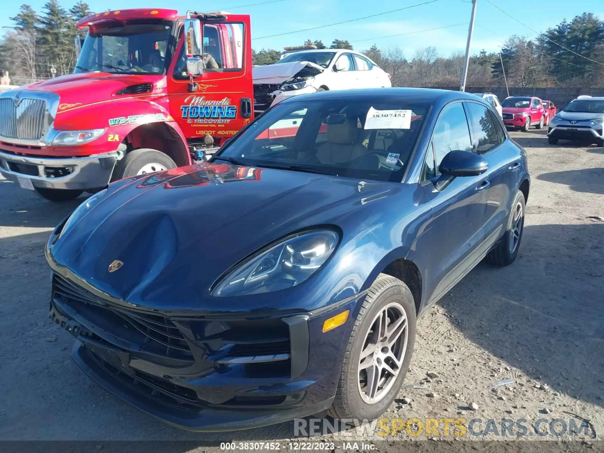 2 Photograph of a damaged car WP1AA2A53MLB02208 PORSCHE MACAN 2021