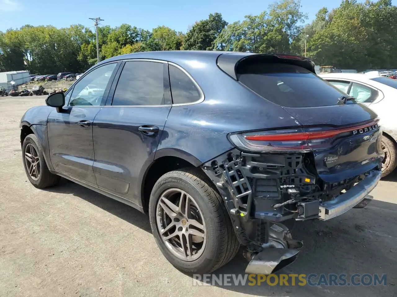 2 Photograph of a damaged car WP1AA2A53MLB06713 PORSCHE MACAN 2021