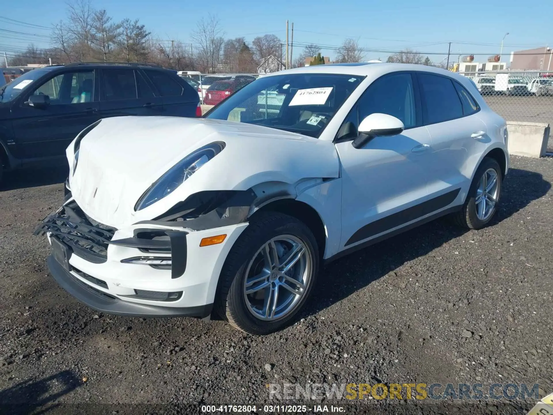 2 Photograph of a damaged car WP1AA2A53MLB09451 PORSCHE MACAN 2021