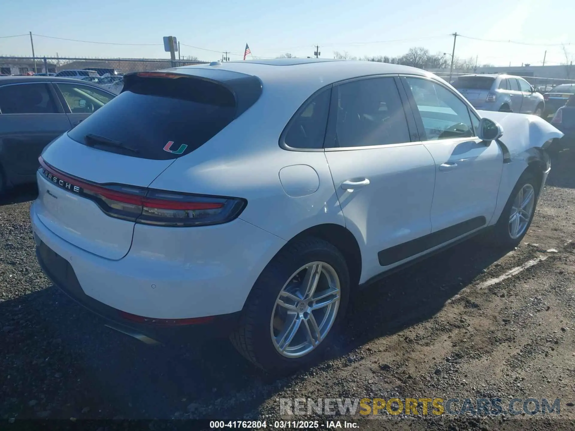 4 Photograph of a damaged car WP1AA2A53MLB09451 PORSCHE MACAN 2021