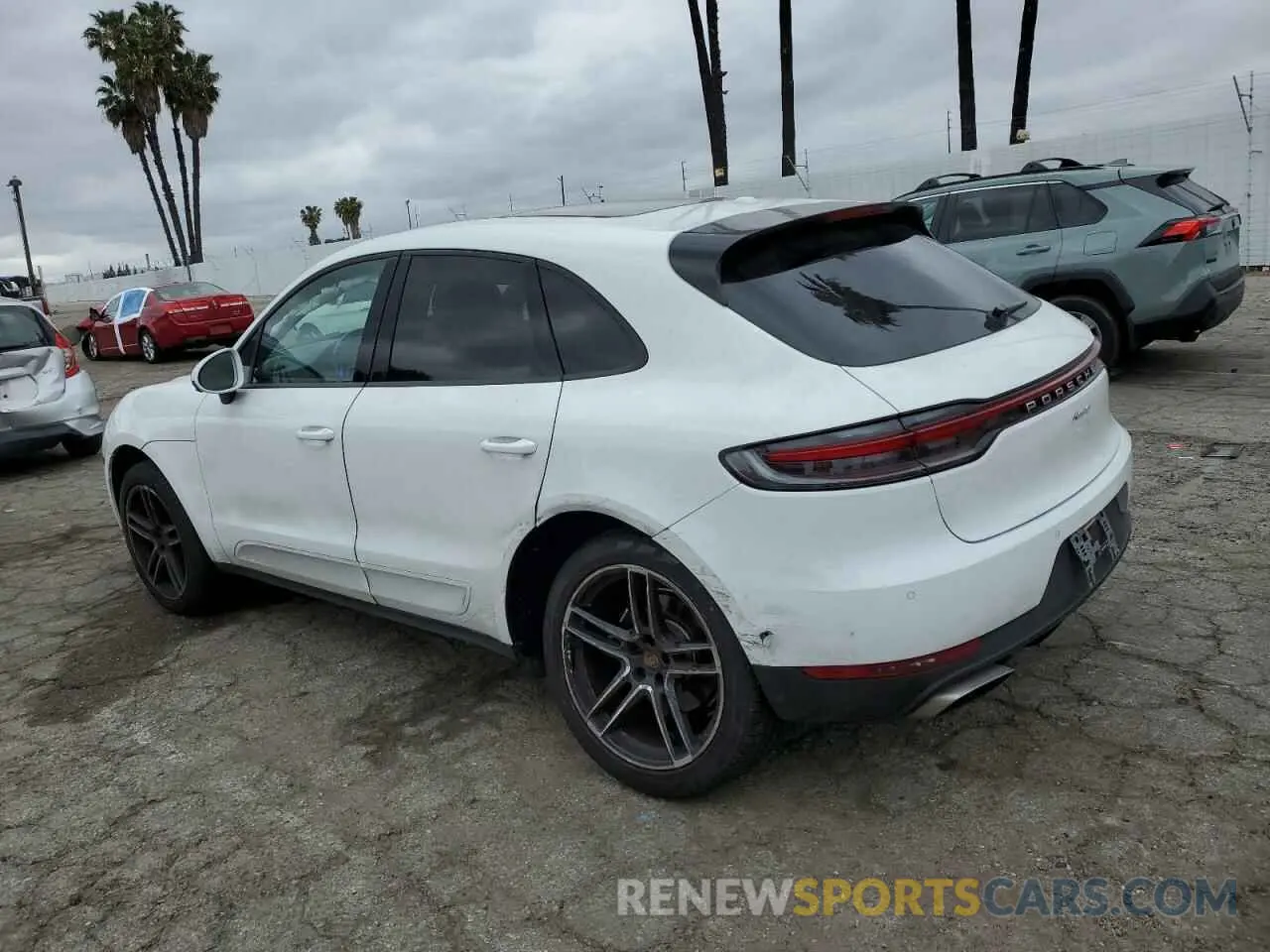 2 Photograph of a damaged car WP1AA2A54MLB01438 PORSCHE MACAN 2021