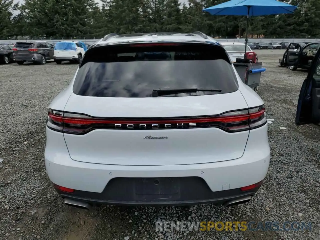 6 Photograph of a damaged car WP1AA2A54MLB10964 PORSCHE MACAN 2021