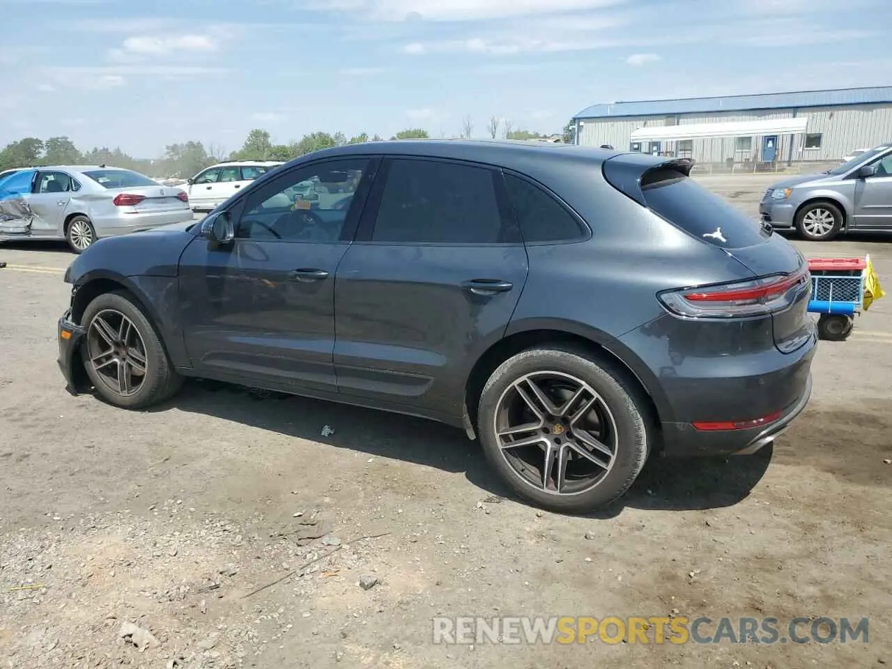 2 Photograph of a damaged car WP1AA2A54MLB16067 PORSCHE MACAN 2021