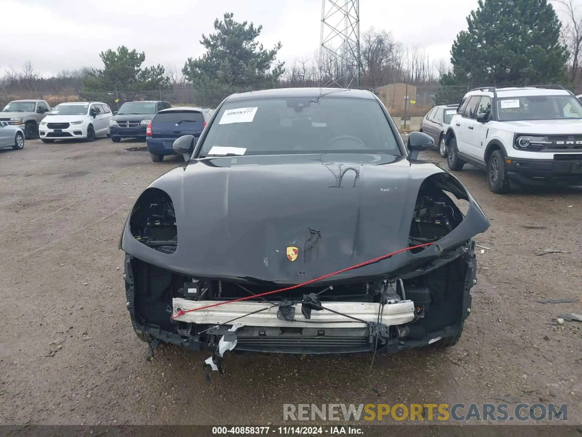 12 Photograph of a damaged car WP1AA2A54MLB16120 PORSCHE MACAN 2021