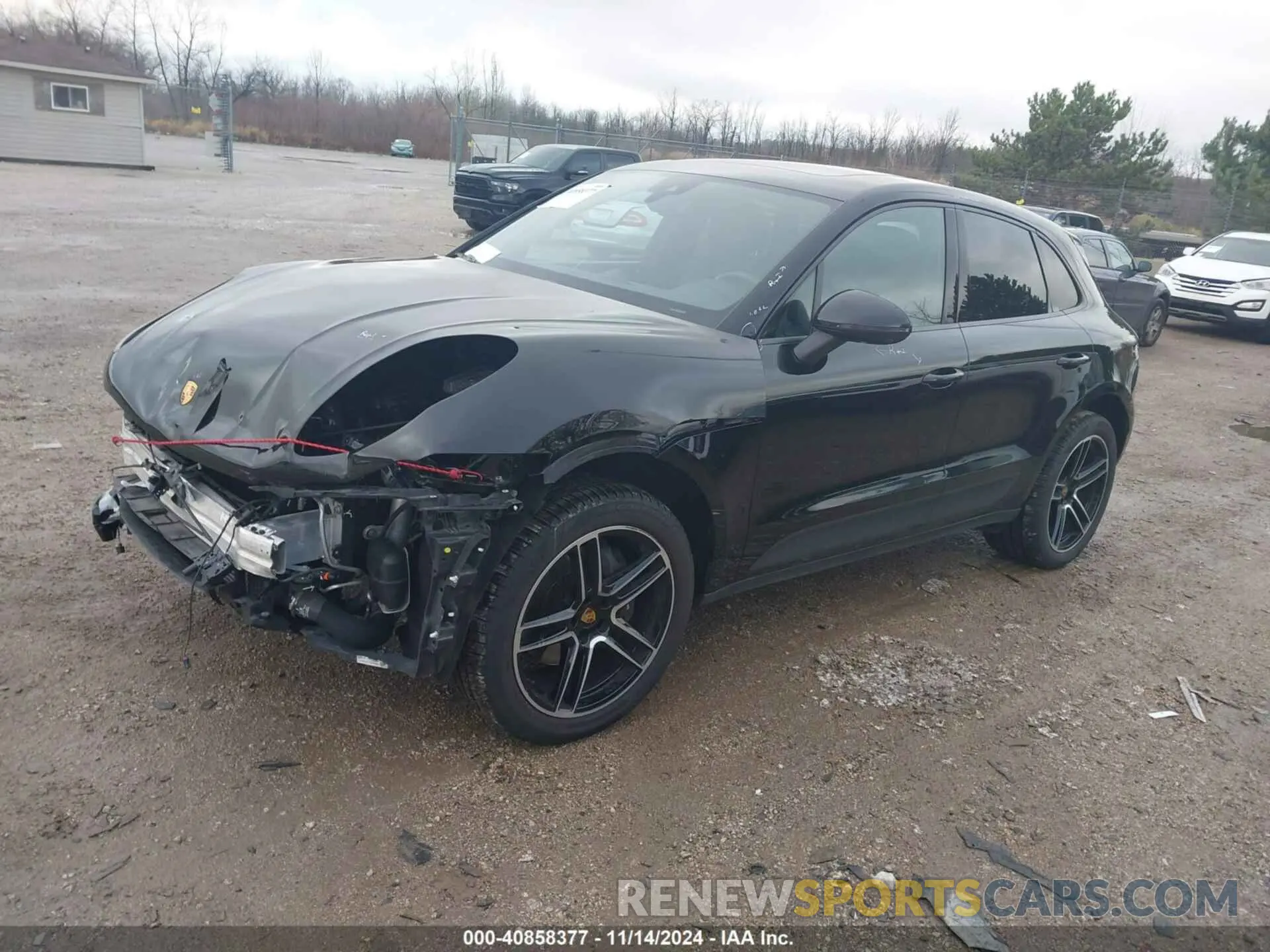 2 Photograph of a damaged car WP1AA2A54MLB16120 PORSCHE MACAN 2021