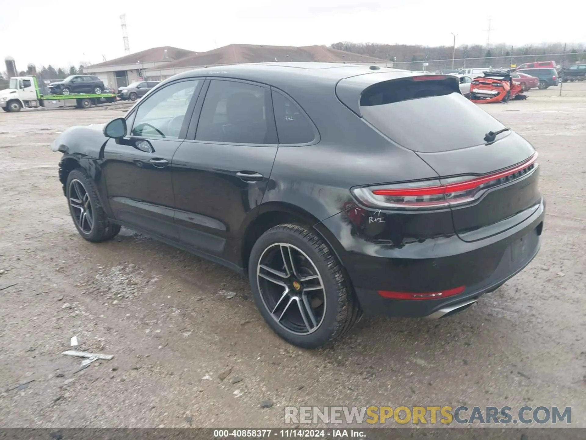 3 Photograph of a damaged car WP1AA2A54MLB16120 PORSCHE MACAN 2021
