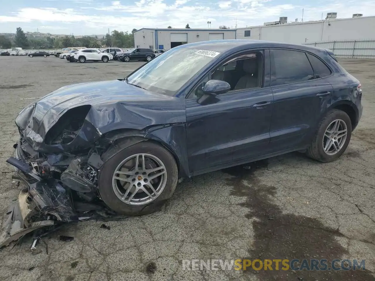 1 Photograph of a damaged car WP1AA2A54MLB16246 PORSCHE MACAN 2021