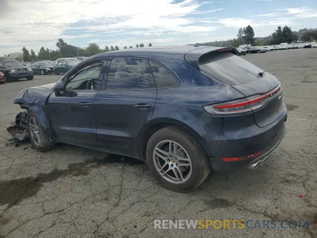 2 Photograph of a damaged car WP1AA2A54MLB16246 PORSCHE MACAN 2021