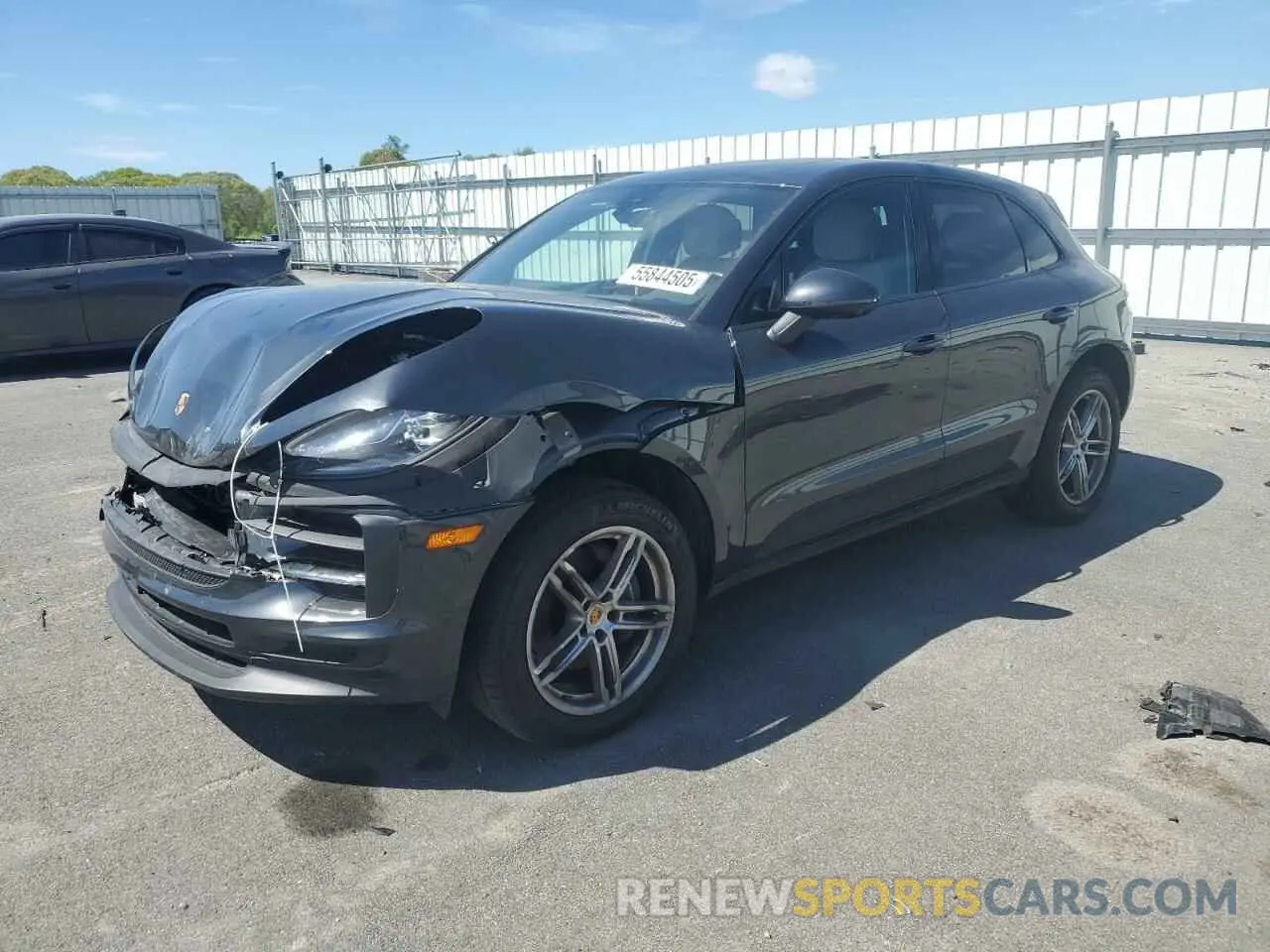 1 Photograph of a damaged car WP1AA2A54MLB17610 PORSCHE MACAN 2021