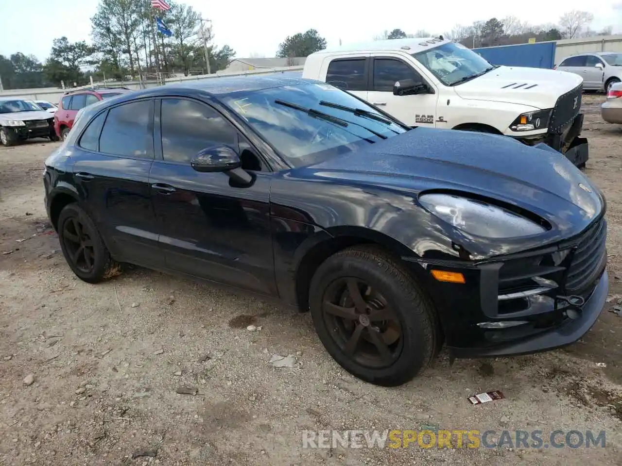 1 Photograph of a damaged car WP1AA2A55MLB04204 PORSCHE MACAN 2021