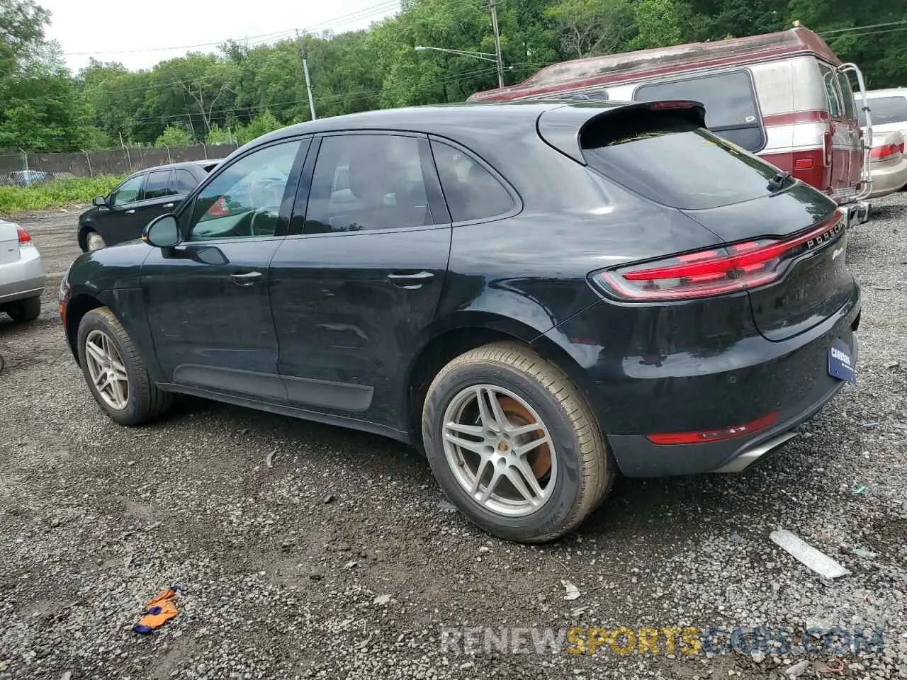 2 Photograph of a damaged car WP1AA2A55MLB09628 PORSCHE MACAN 2021