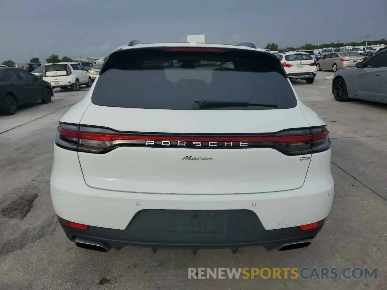 6 Photograph of a damaged car WP1AA2A55MLB11458 PORSCHE MACAN 2021