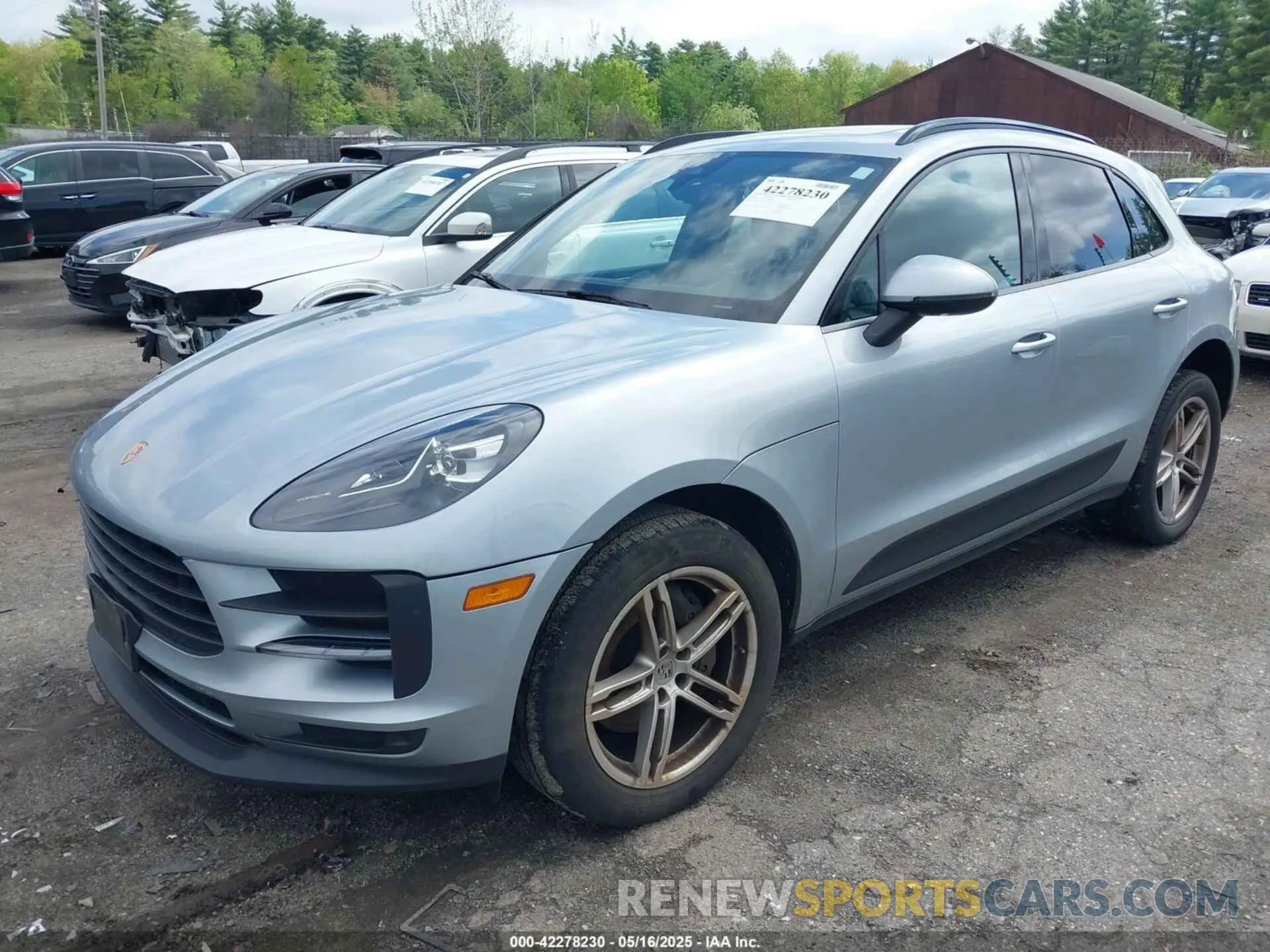 2 Photograph of a damaged car WP1AA2A55MLB14277 PORSCHE MACAN 2021