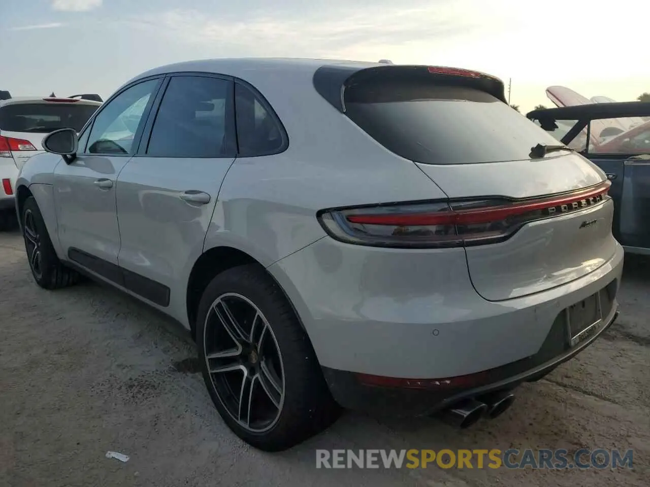 2 Photograph of a damaged car WP1AA2A57MLB00199 PORSCHE MACAN 2021