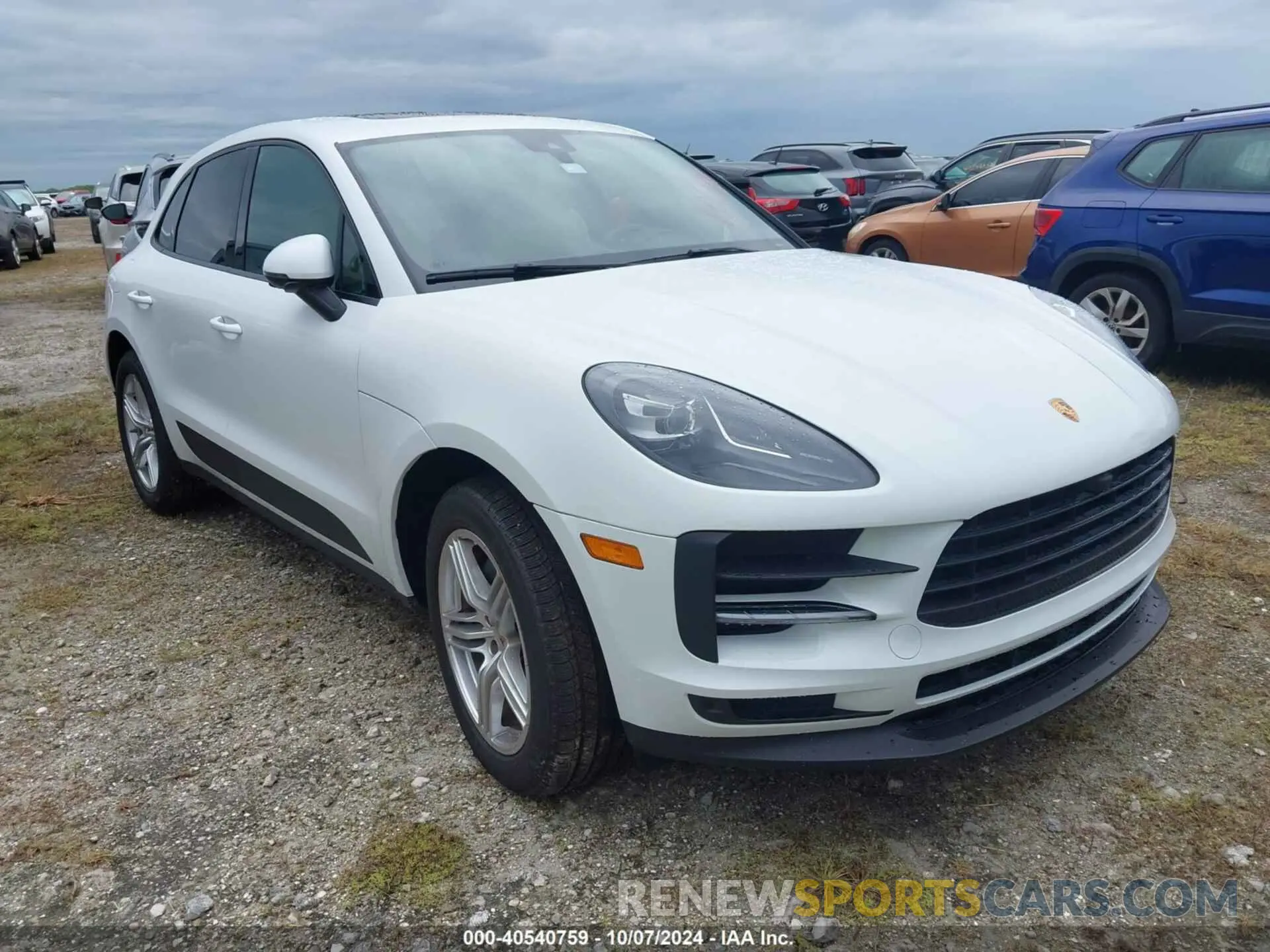 1 Photograph of a damaged car WP1AA2A57MLB00302 PORSCHE MACAN 2021